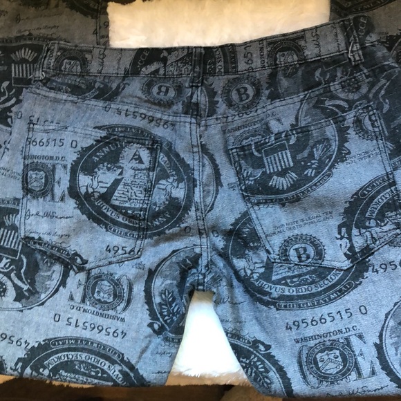 Young Rich and Famous NYC Mens Money Jeans Size 36 - Picture 2 of 6